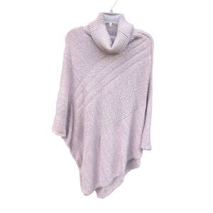 Janice Cow neck  Poncho Dusty Rose/Gold Flex  NWT